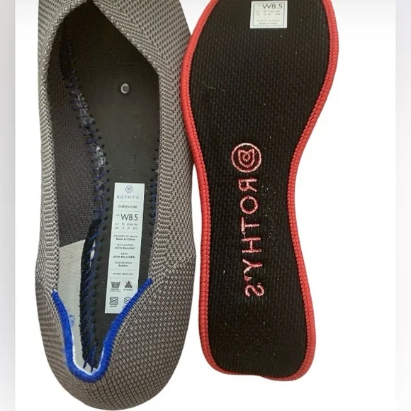 Rothy's grey classic ballet flats - Picture 6 of 6